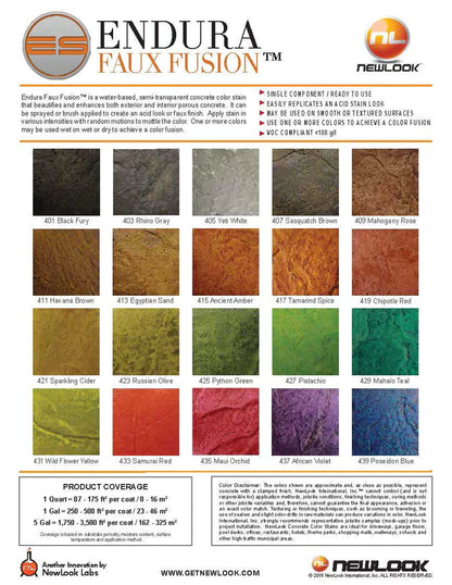 Endura Faux Fusion Stain Color Pigment 8oz